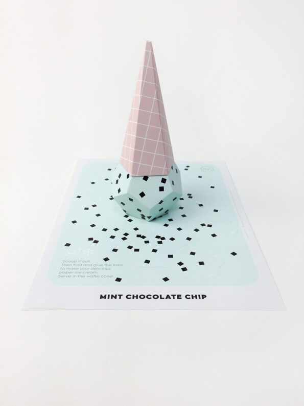 3D Paper Ice Creams - by Moon Picnic & Mr P