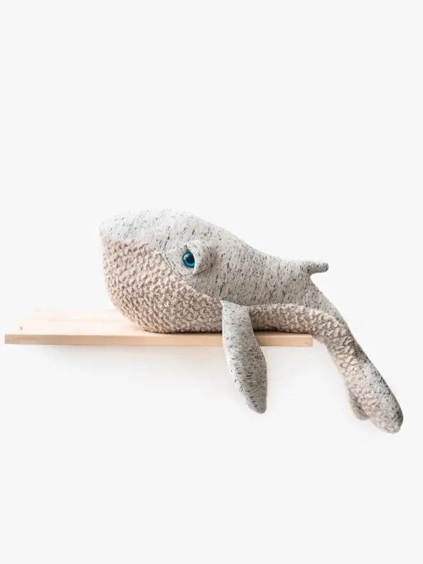 Small Original Whale soft toy | by Big Stuffed - Moon Picnic